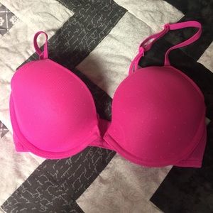 Pink bra