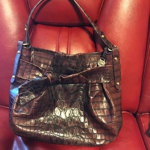 Brown Brahmin purse