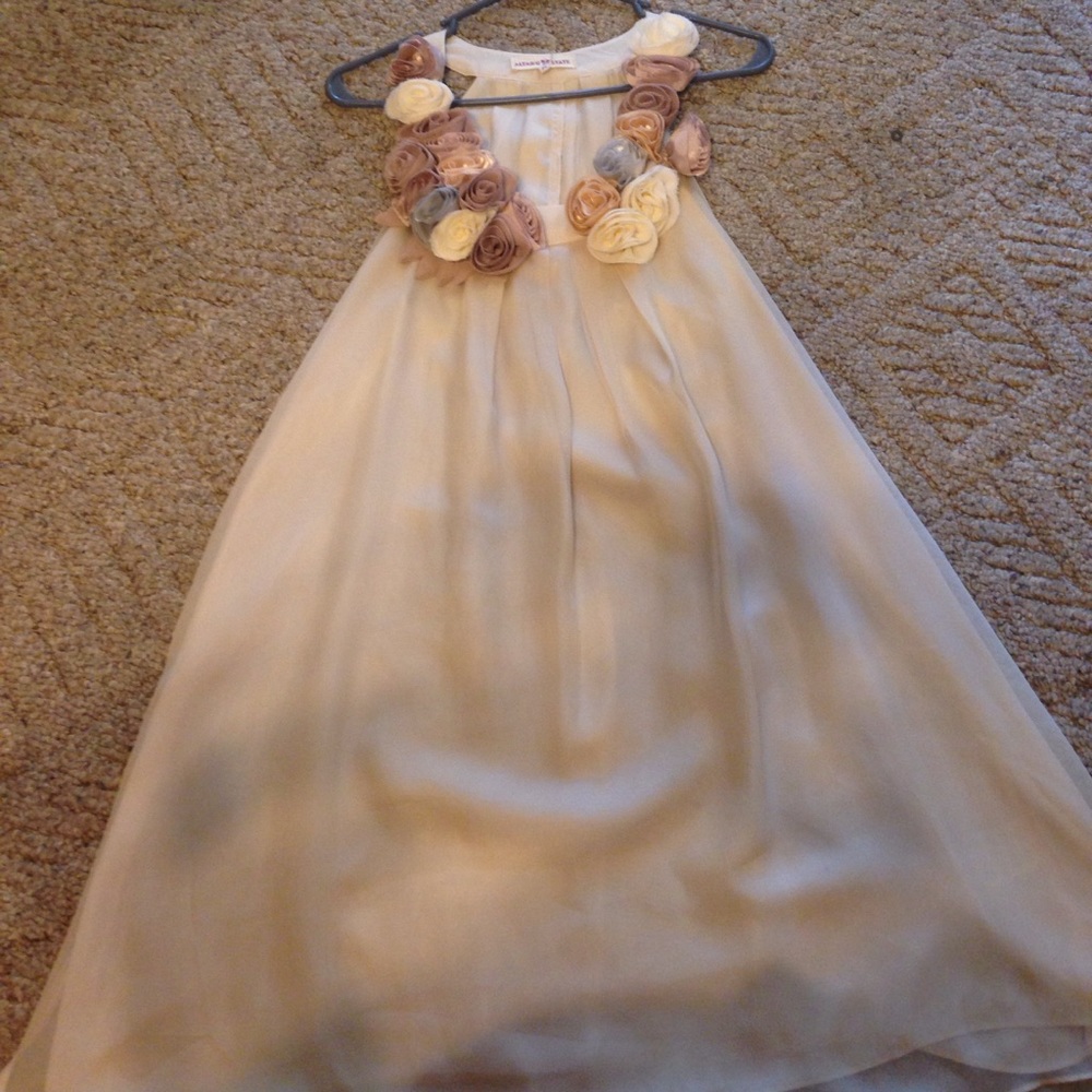 Rose detailed dress