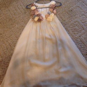Rose detailed dress