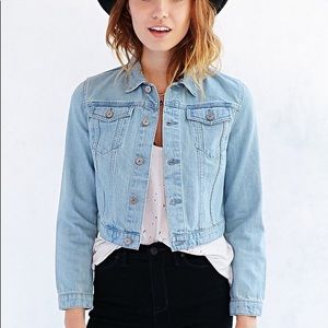 Urban Outfitters Cropped Jean denim Jacket
