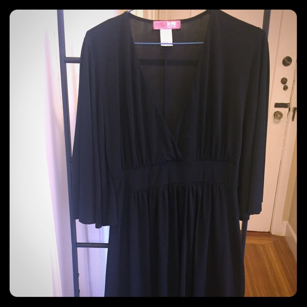 Beautiful draped black dress