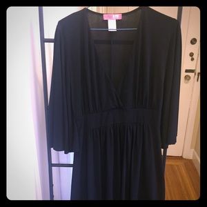 Beautiful draped black dress