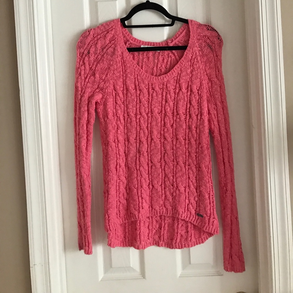 Pink sweater from Abercrombie