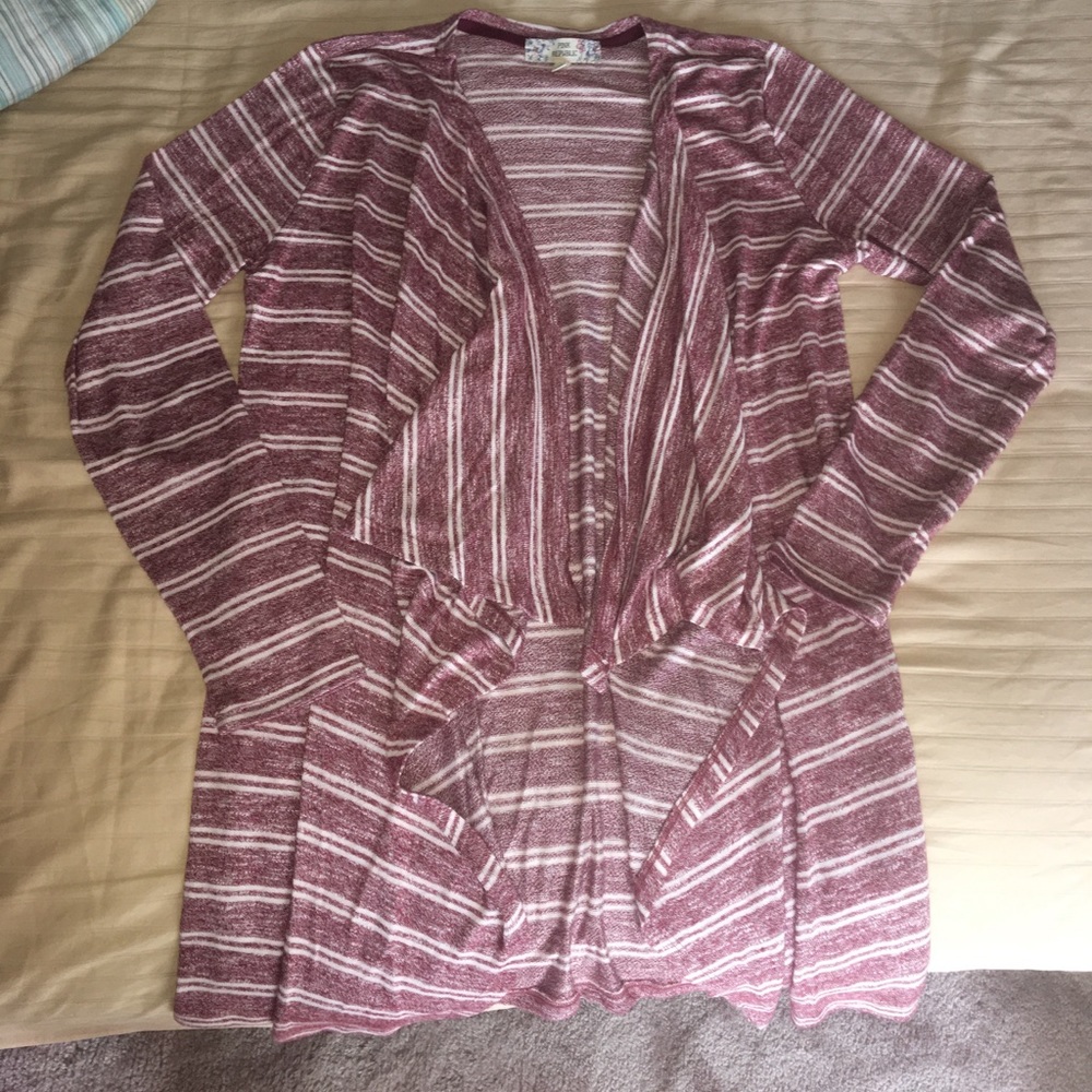 Red and white stripe sweater
