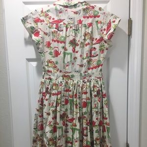 Adorable Bernie Dexter Kitchen print dress!