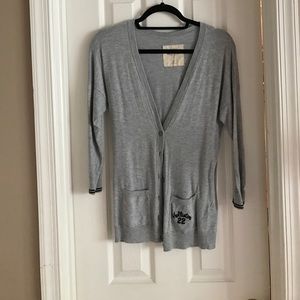 Hollister grey cardigan