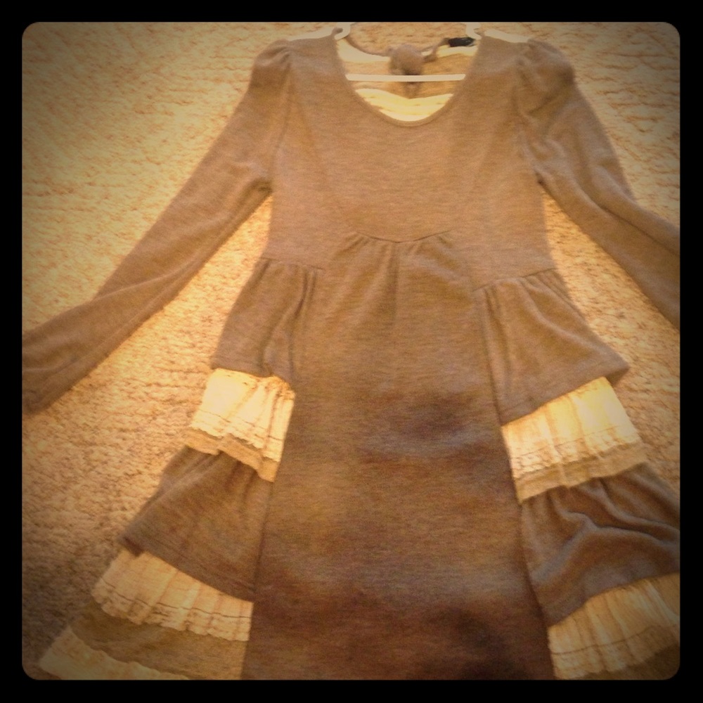 Ruffle layered dress