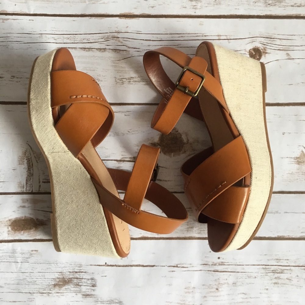 LOFT Brown Wedges