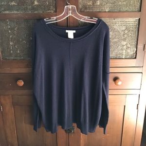 Navy sweater