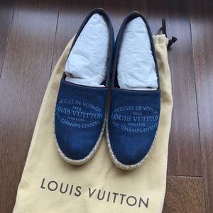Louis Vuitton Blue Runway Loafers