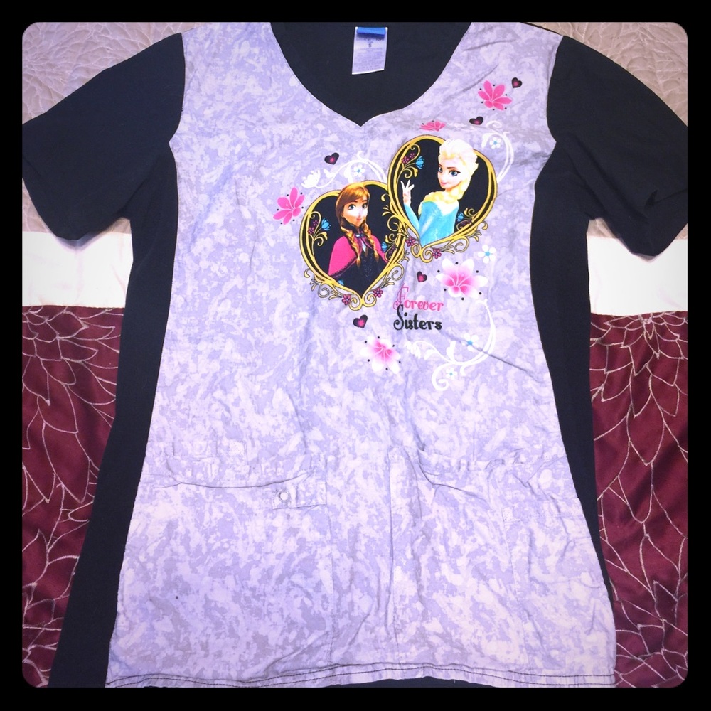 Disney Scrub Top