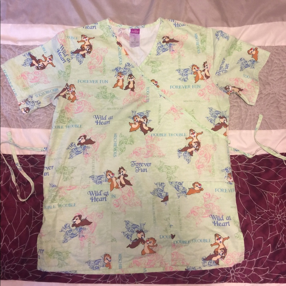 Disney Scrub Top
