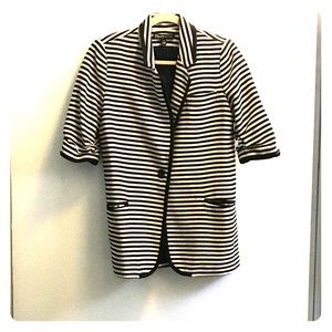 Elizabeth and James striped longline blazer