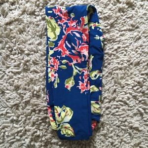 NEW Lularoe Cabbage Rose Unicorn leggings One Size