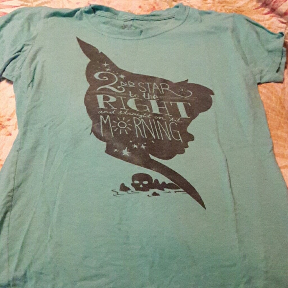 Peter pan quote tee shirt