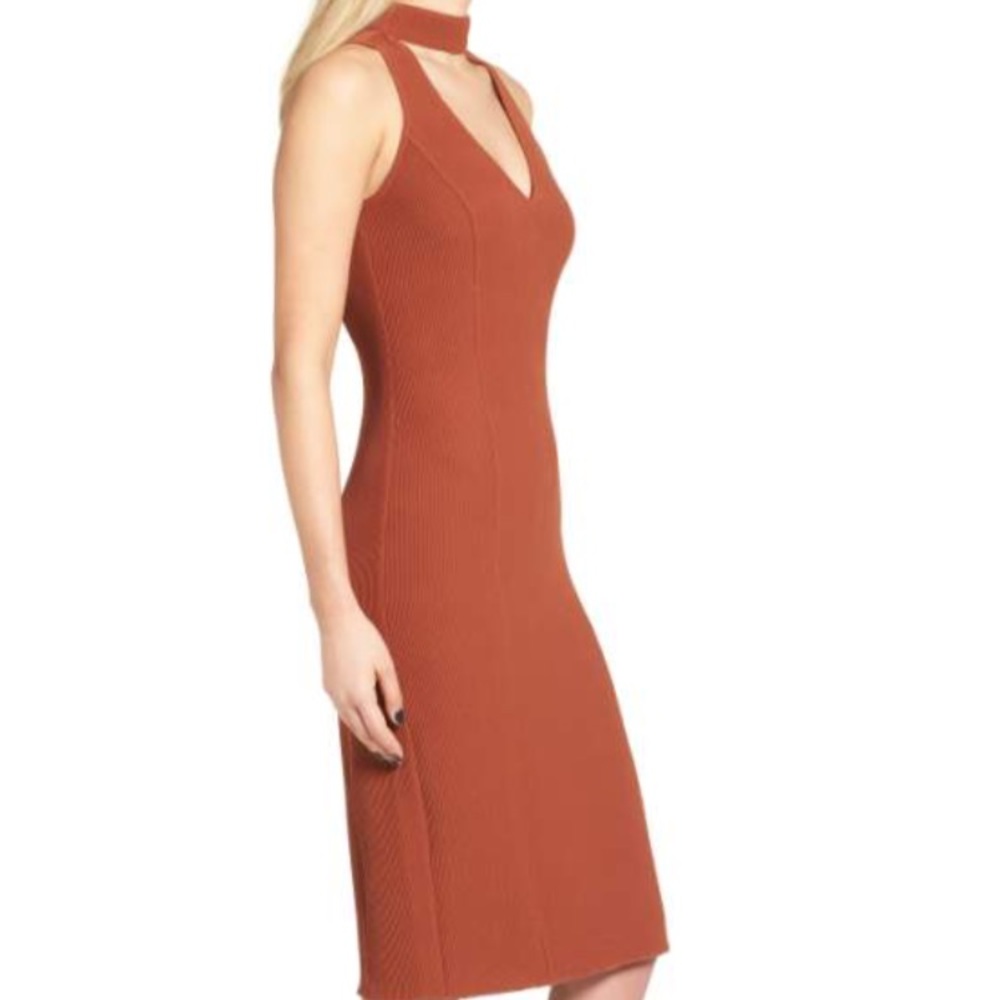 🎉Leith Rust Bodycon Dress 🎉HOST PICK🍾🎉