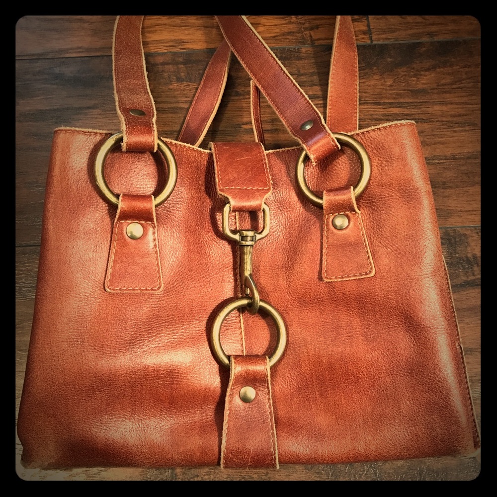 Over the shoulder leather Hobo purse 👛