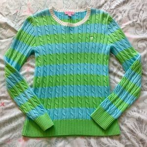 Lilly Pulitzer Green/blue Sweater