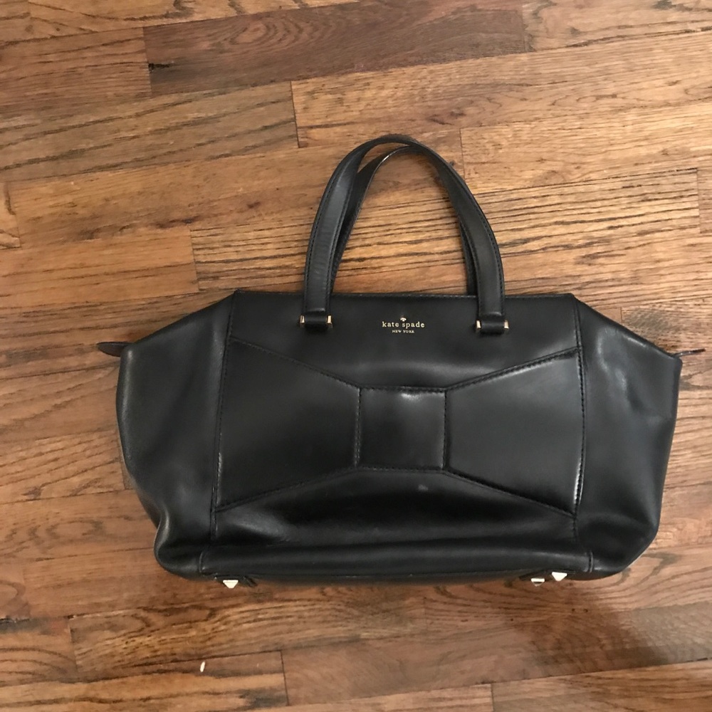 Black Kate spade bow bag