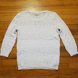 Jones New York Sweater, white, size:L