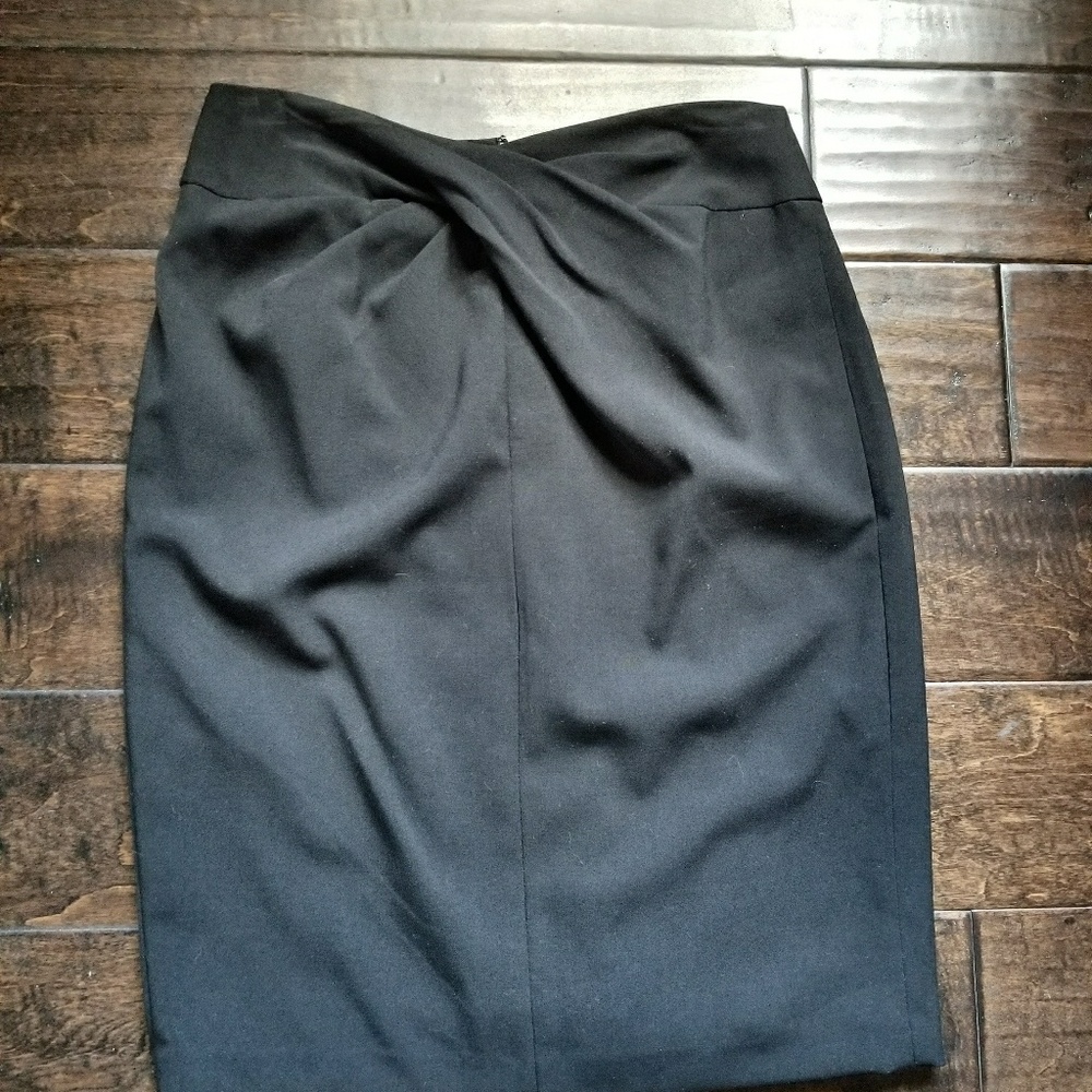 Black pencil skirt