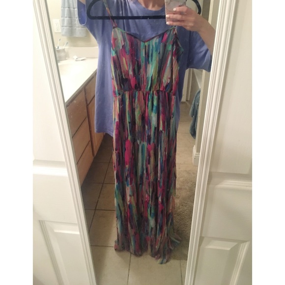 5/48 Watercolor Maxi Dress from Saks Off 5th! - Picture 3 of 4