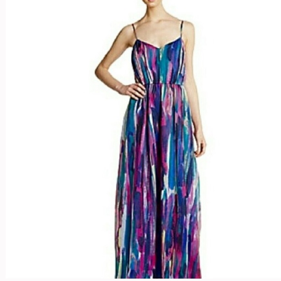 5/48 Watercolor Maxi Dress from Saks Off 5th! - Picture 4 of 4