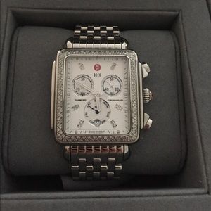 Authentic Michele Deco Diamond Women's Watch
