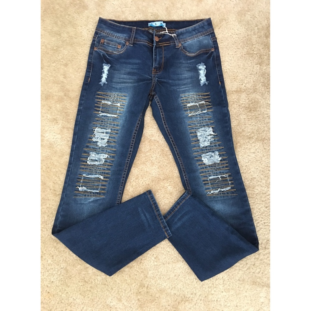 Distressed Jeans