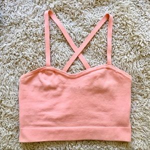 Cross Back Crop Top