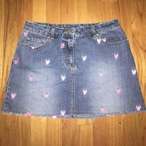 Lilly denim mini skirt