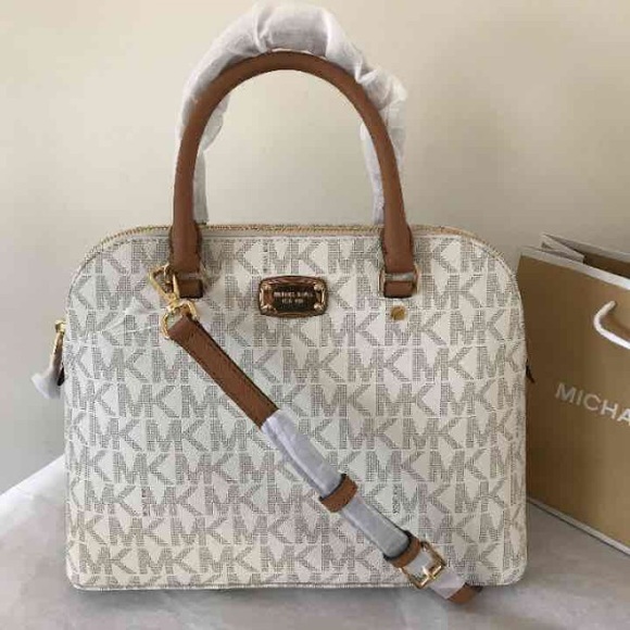 michael kors cindy lg dome satchel