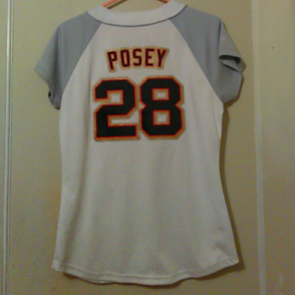 Ladies fitted S.F Giants jersey - Picture 2 of 3