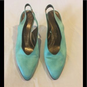 Vintage Yves Saint Laurent Size 7 Slingback Heels