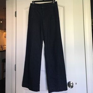 Ann Taylor Loft Wide leg trouser jean