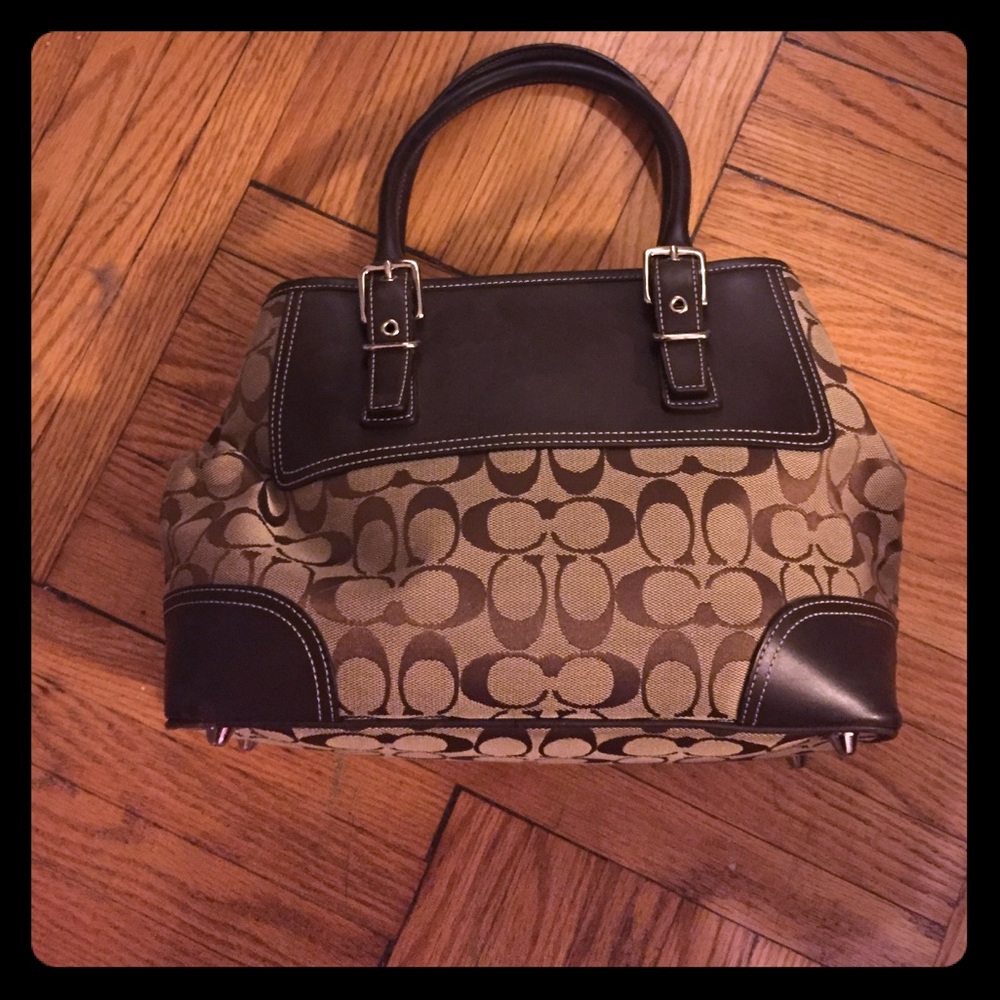 Coach monogram handbag