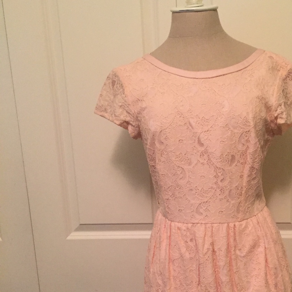 Pink Lacy H&M Dress