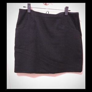 Black Tweed Skirt
