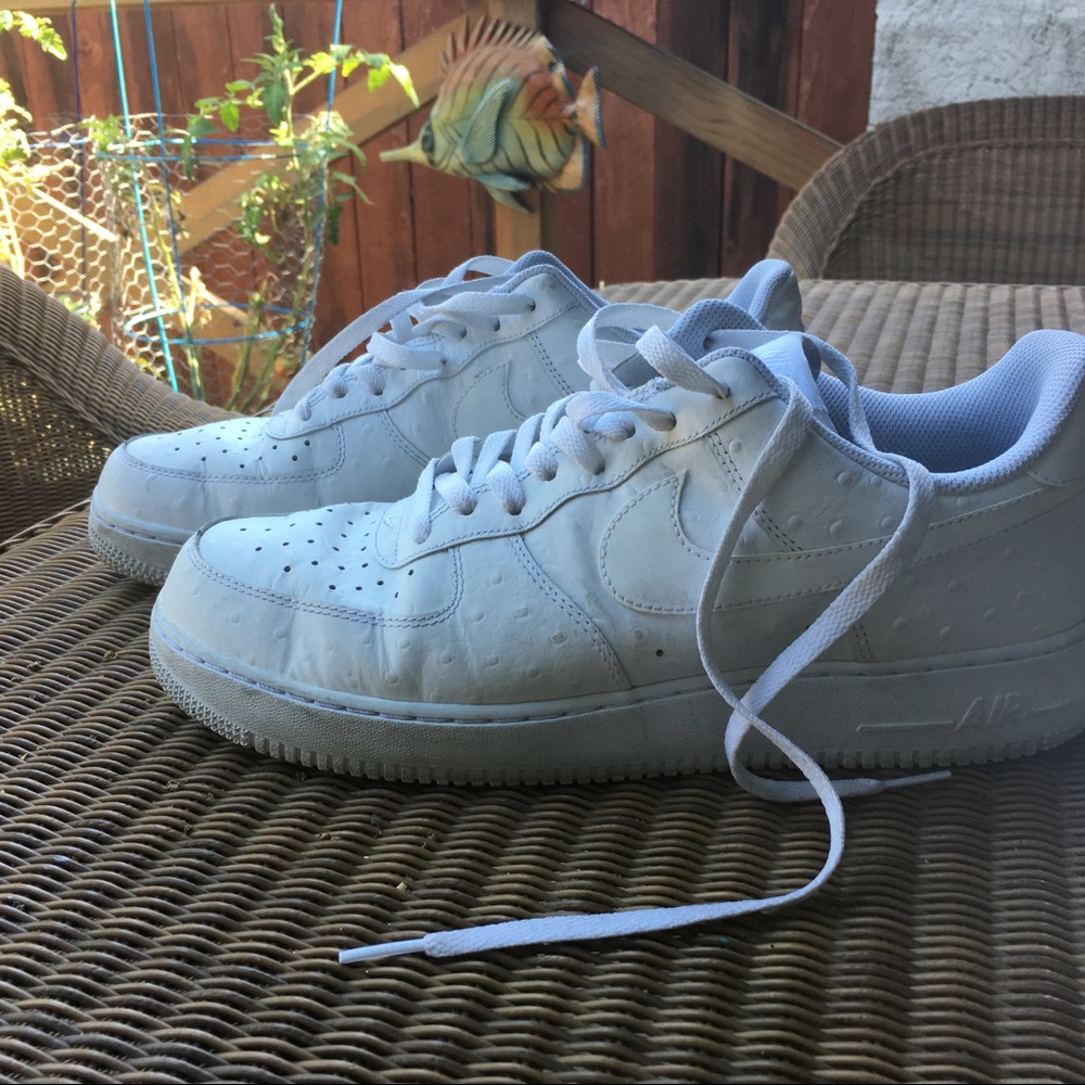 White Air Force 1's