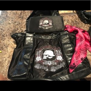 Metal Mulisha purse and wallet