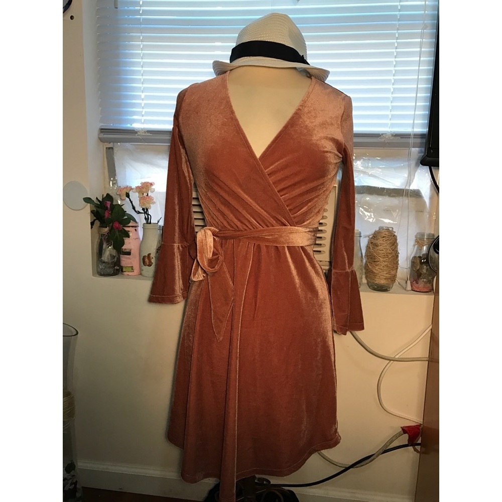 Beautiful faux suede dress✨✨ SOLD