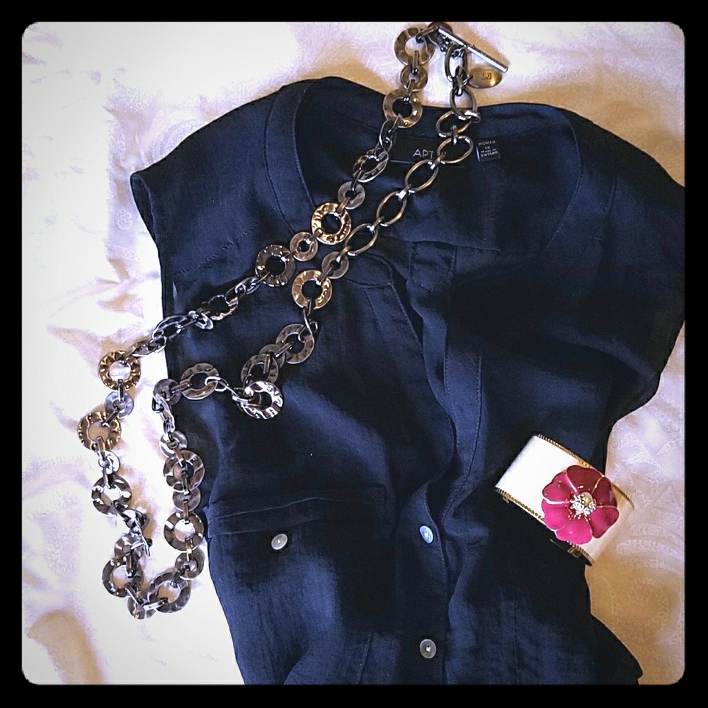 Liz Claiborne Signed Necklace