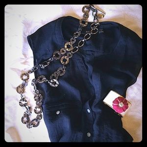 Liz Claiborne Signed Necklace