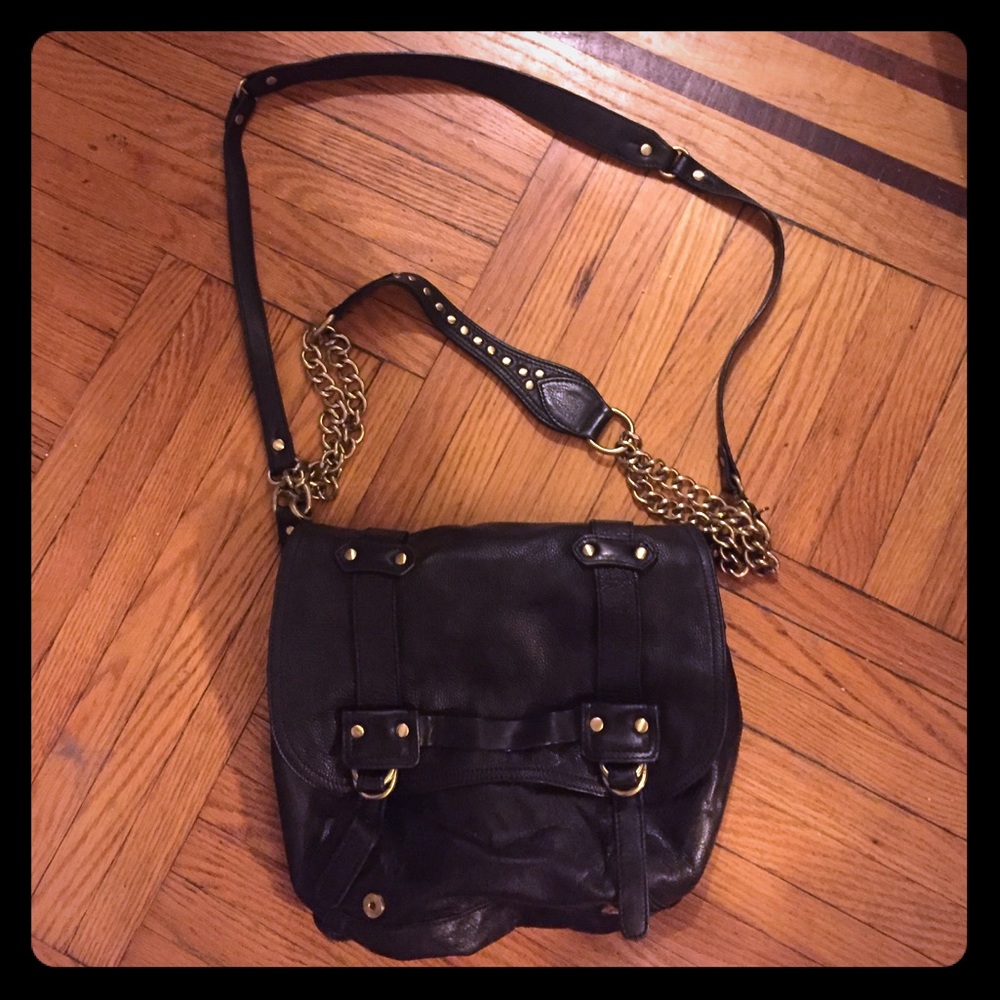Sabina black satchel, like new