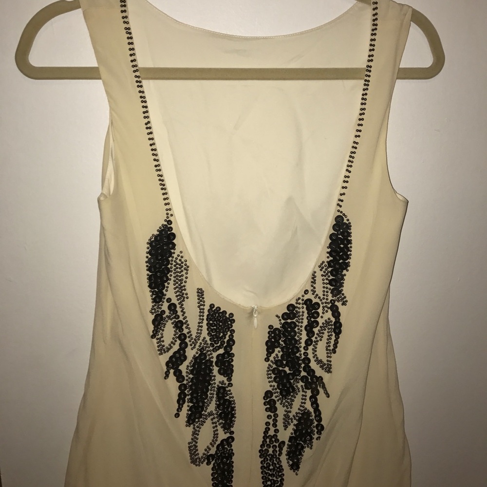 MM Couture Cream sequin back mini dress