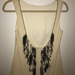 MM Couture Cream sequin back mini dress