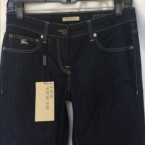 NEW Authentic Burberry Denim Size 27 Boot Cut