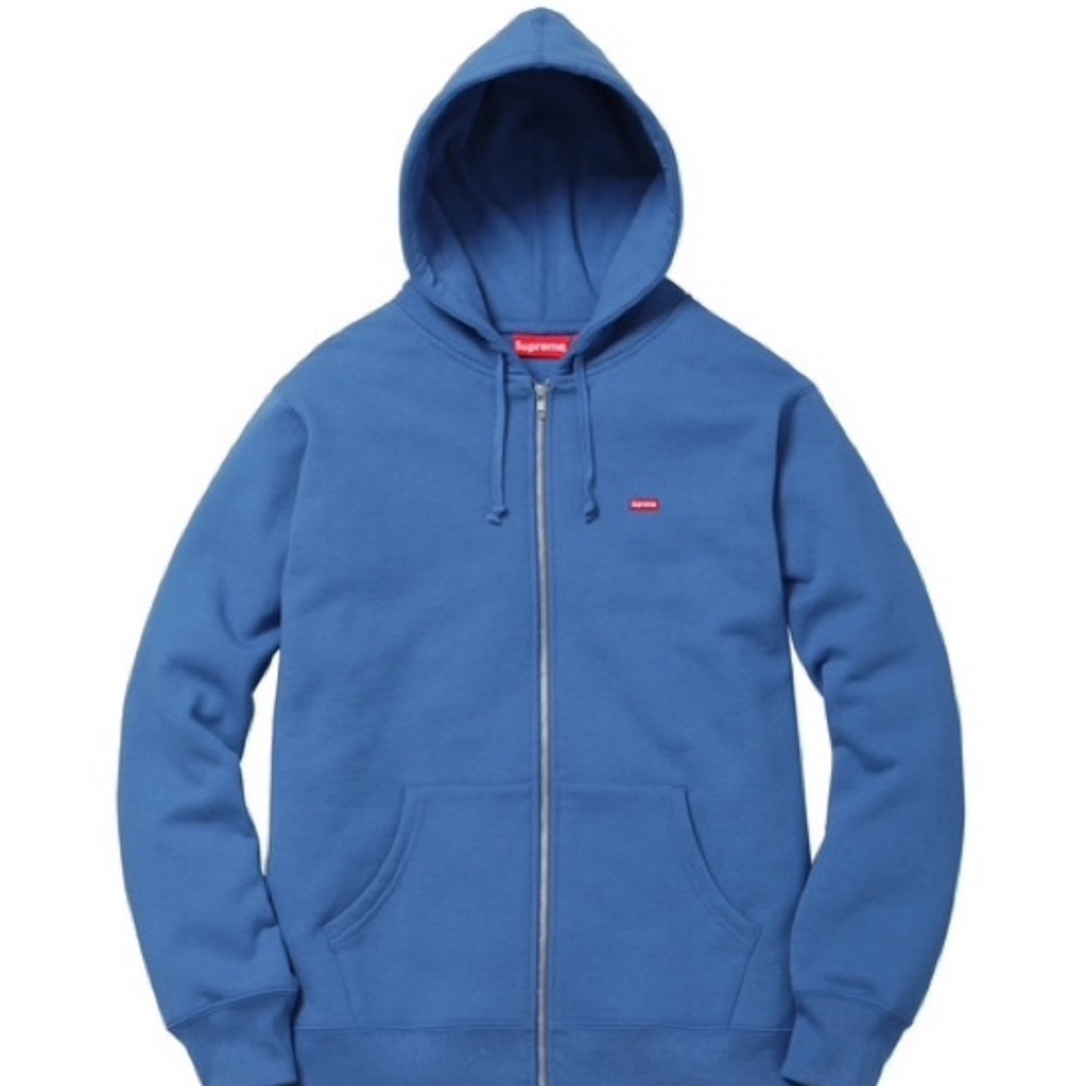 SUPREME SMALL BOX LOGO ZIP UP HOODIE SWEATER