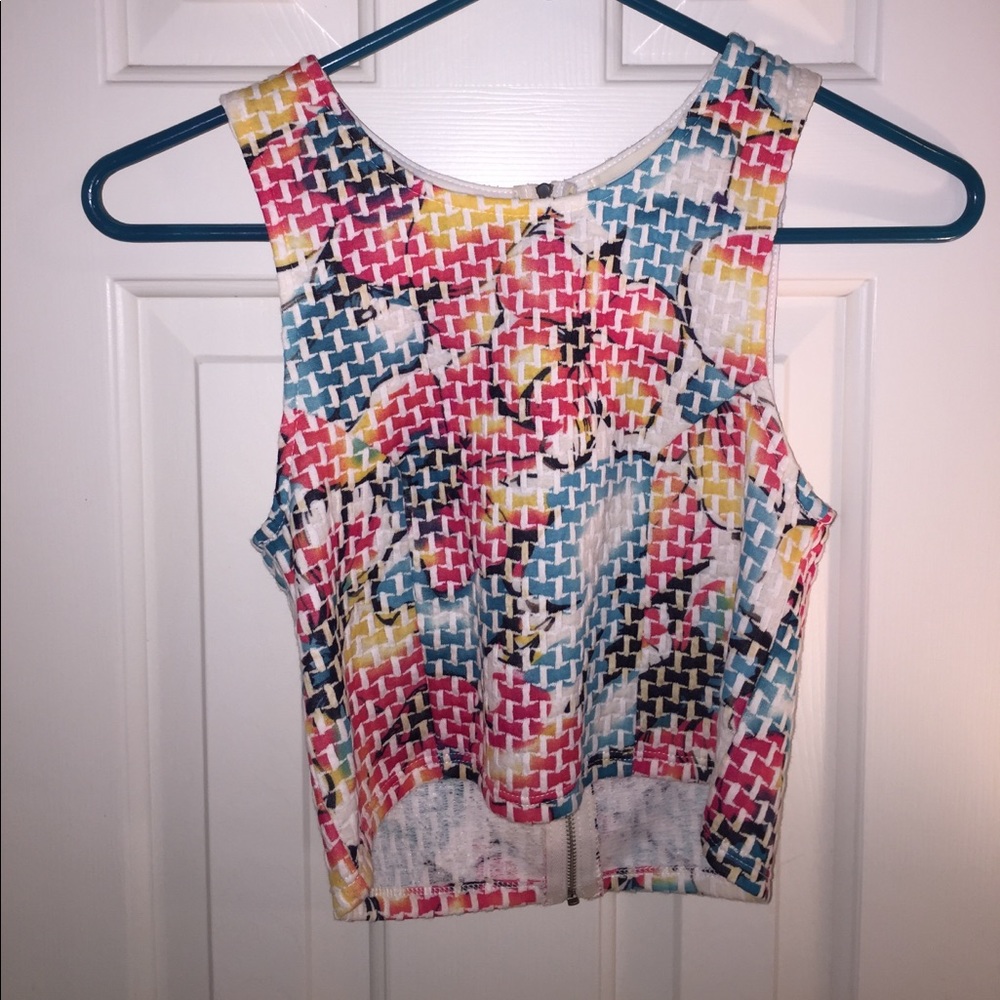 Flower crop top